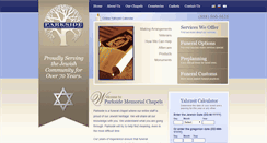 Desktop Screenshot of jewishfuneral.net